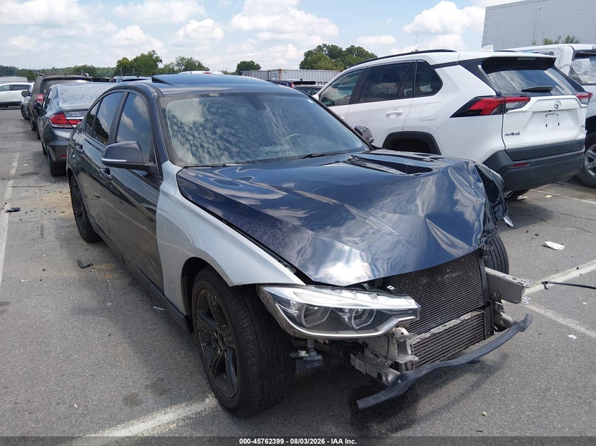 2014 BMW 3er VIN WBA3C1C57EK111140 IAAI salvage auction — FRONT END, Salvage (North Carolina), sold $425 on 2026-08-17 (photo 1)