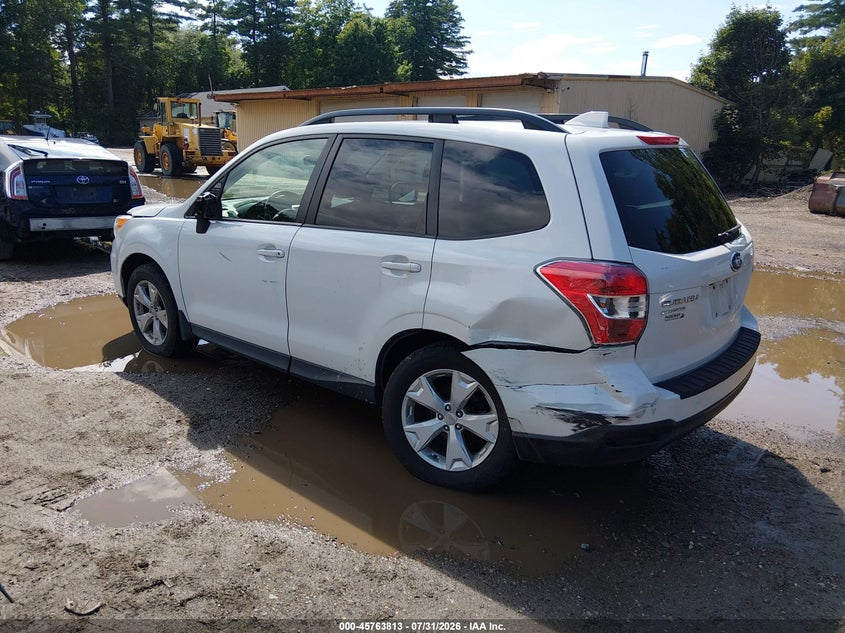 2016 Subaru Forester VIN JF2SJAFC9GH436999 IAAI salvage auction — REAR END, Salvage Title, sold $2,050 on 2026-08-24 (photo 3)