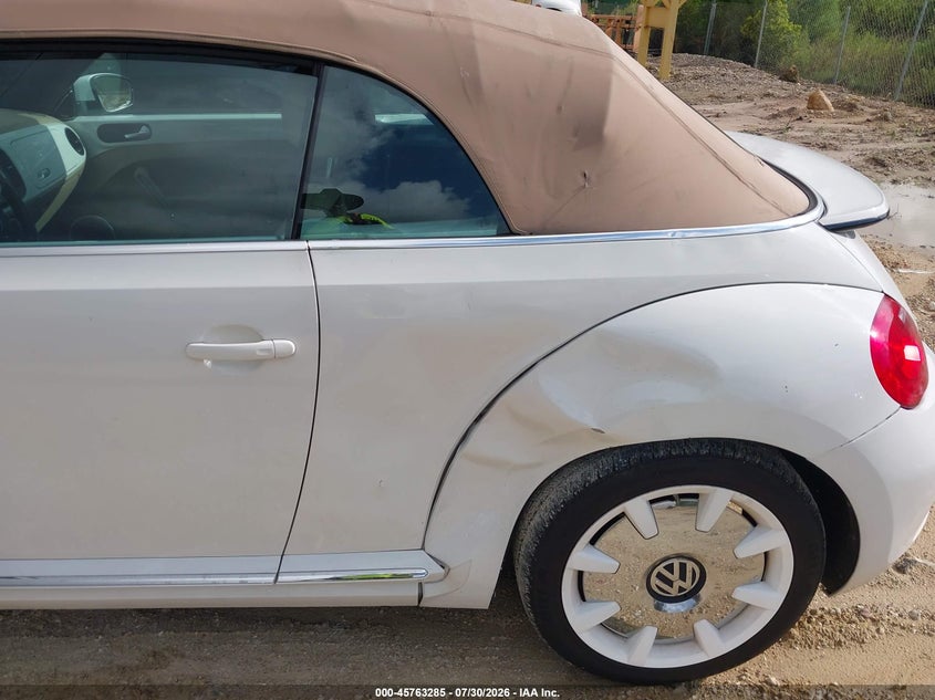 2013 Volkswagen Beetle VIN 3VW5P7AT3DM815800 IAAI salvage auction — SIDE, Rebuildable (Florida), sold $2,250 on 2026-08-06 (photo 6)