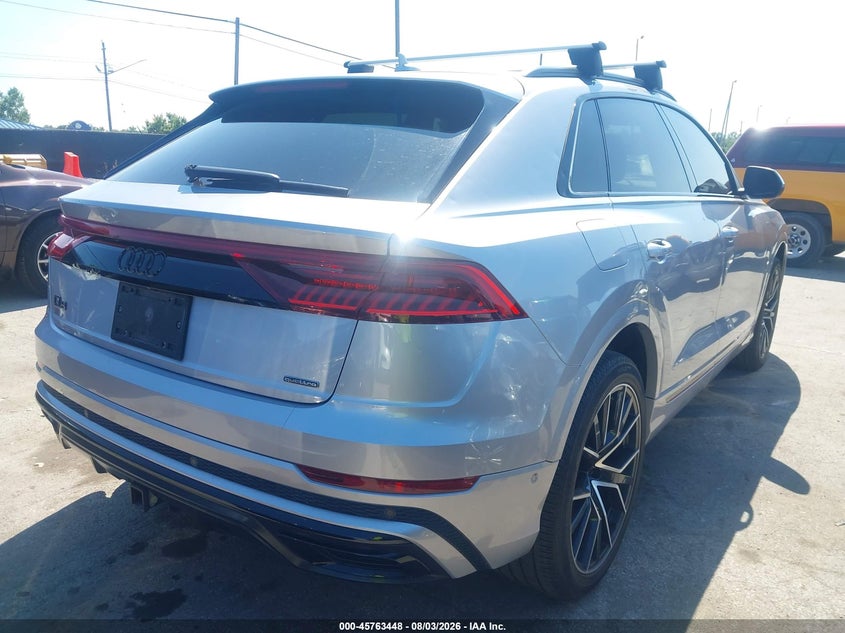 2021 Audi Q8 VIN WA1EVAF10MD006287 IAAI salvage auction — HAIL, Salvage Title, sold $22,000 on 2026-09-08 (photo 4)