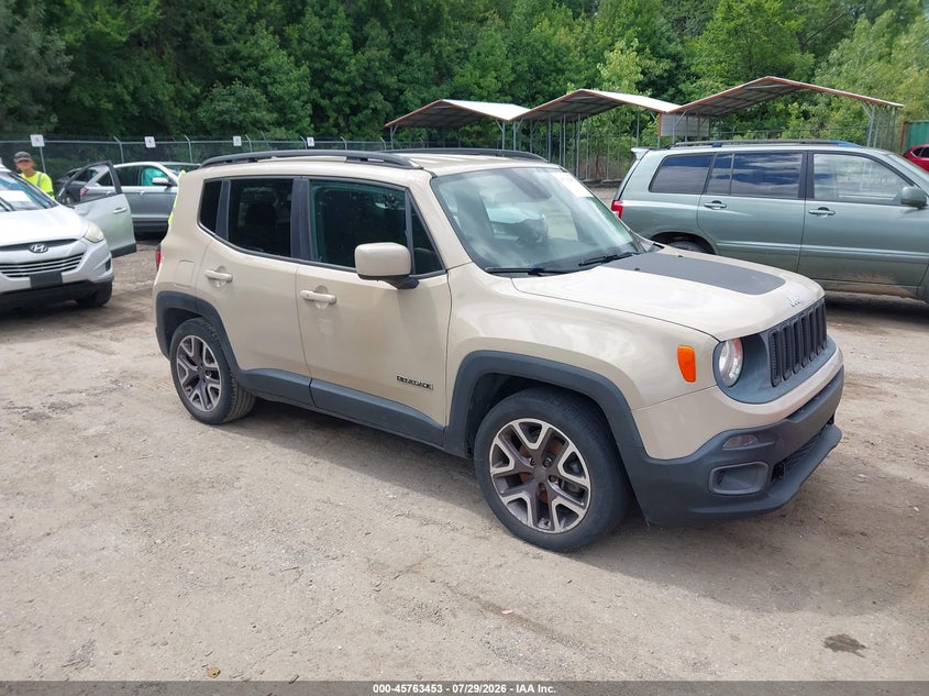 2015 Jeep Renegade VIN ZACCJABT6FPB31914 IAAI salvage auction — NORMAL WEAR, Clear (Maryland), sold $1,325 on 2026-08-11 (photo 1)