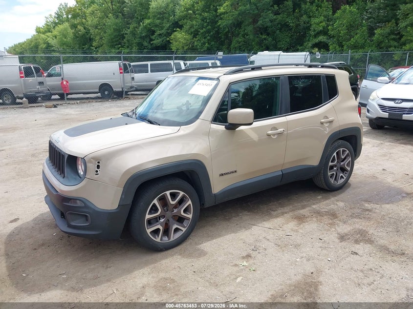 2015 Jeep Renegade VIN ZACCJABT6FPB31914 IAAI salvage auction — NORMAL WEAR, Clear (Maryland), sold $1,325 on 2026-08-11 (photo 2)