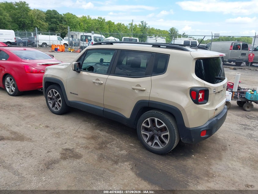 2015 Jeep Renegade VIN ZACCJABT6FPB31914 IAAI salvage auction — NORMAL WEAR, Clear (Maryland), sold $1,325 on 2026-08-11 (photo 3)