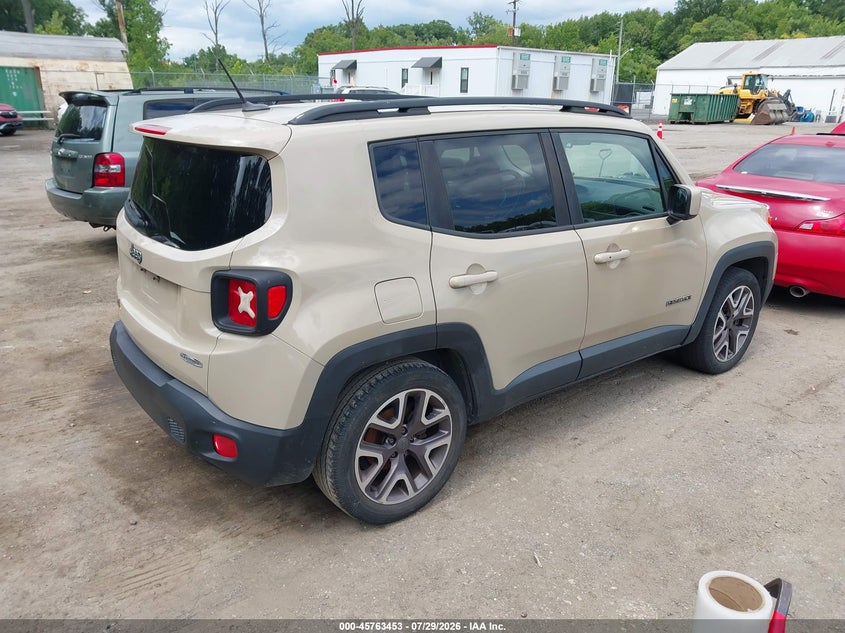 2015 Jeep Renegade VIN ZACCJABT6FPB31914 IAAI salvage auction — NORMAL WEAR, Clear (Maryland), sold $1,325 on 2026-08-11 (photo 4)
