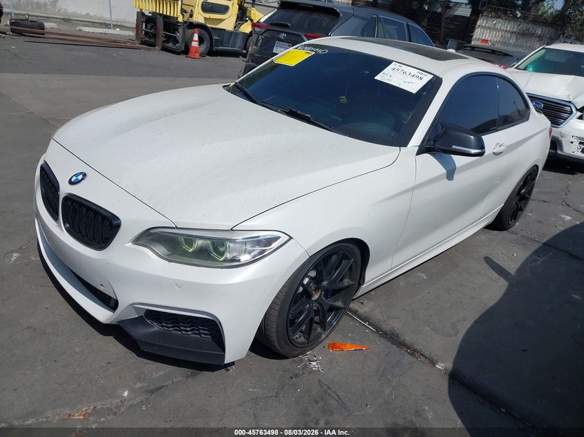 2017 BMW 2er VIN WBA2G1C3XHV639451 IAAI salvage auction — LEFT REAR, Salvage Title, sold $6,700 on 2026-08-21 (photo 2)