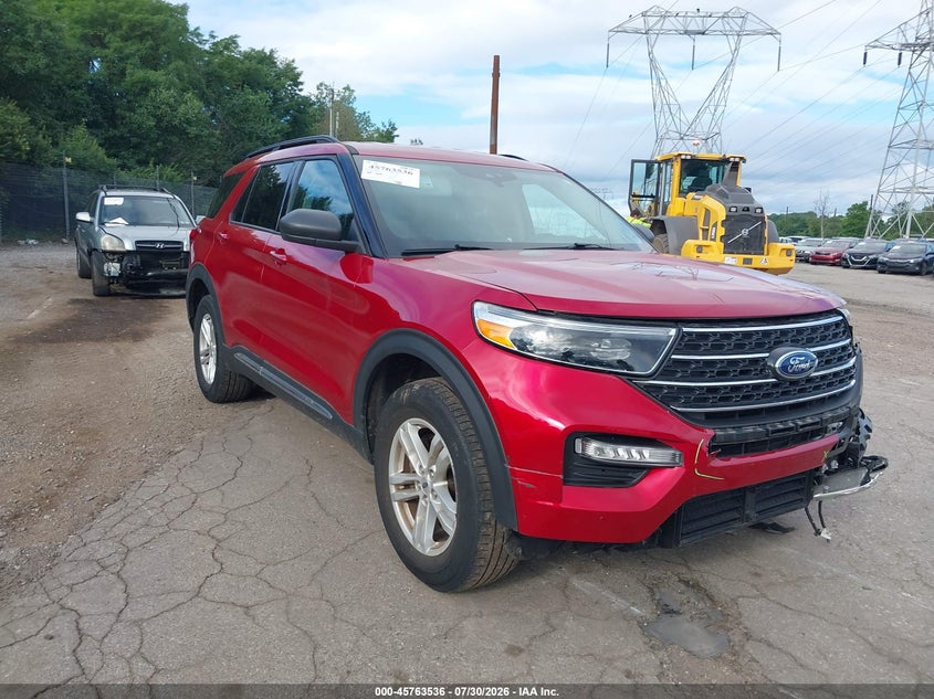 2023 Ford Explorer VIN 1FMSK8DH6PGC41091 — IAAI salvage auction photo