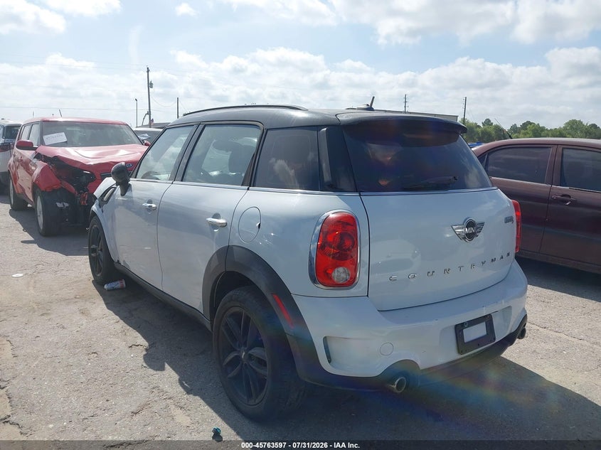 2013 Mini Countryman VIN WMWZC3C53DWP51178 IAAI salvage auction — LEFT FRONT, Salvage Title, sold $1,100 on 2026-08-05 (photo 3)