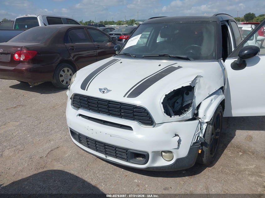 2013 Mini Countryman VIN WMWZC3C53DWP51178 IAAI salvage auction — LEFT FRONT, Salvage Title, sold $1,100 on 2026-08-05 (photo 6)