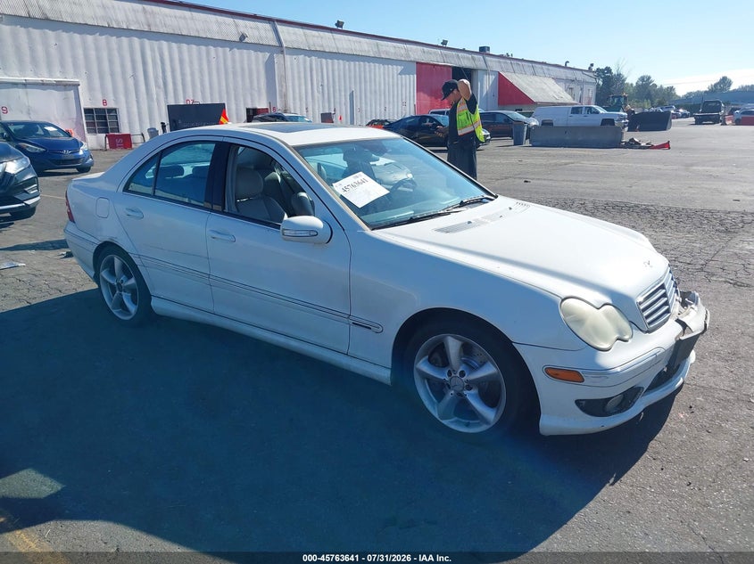 2006 Mercedes-benz C-klasse VIN WDBRF52H16F800736 IAAI salvage auction — LEFT FRONT, Salvage (Oregon), sold $150 on 2026-08-20 (photo 1)
