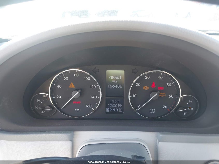 2006 Mercedes-benz C-klasse VIN WDBRF52H16F800736 IAAI salvage auction — LEFT FRONT, Salvage (Oregon), sold $150 on 2026-08-20 (photo 7)