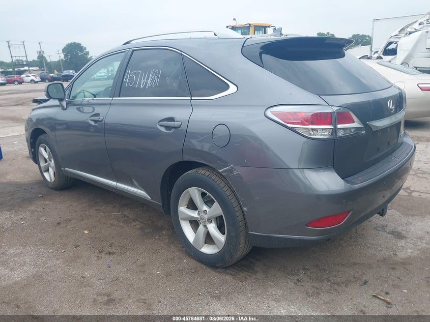 2013 Lexus Rx VIN 2T2BK1BA8DC192905 IAAI salvage auction — FRONT END, Wait Title, sold $5,400 on 2026-08-28 (photo 3)