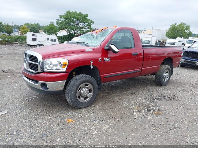 2007 Dodge Ram 2500 VIN 3D7KS26C37G743747 IAAI salvage auction — ROOF, Salvage (Pennsylvania), sold $9,850 on 2026-08-14 (photo 2)