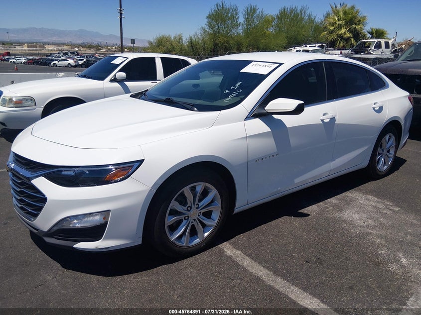 2022 Chevrolet Malibu VIN 1G1ZD5ST5NF149016 IAAI salvage auction — NORMAL WEAR, Clear (Nevada), sold $7,500 on 2026-08-21 (photo 2)