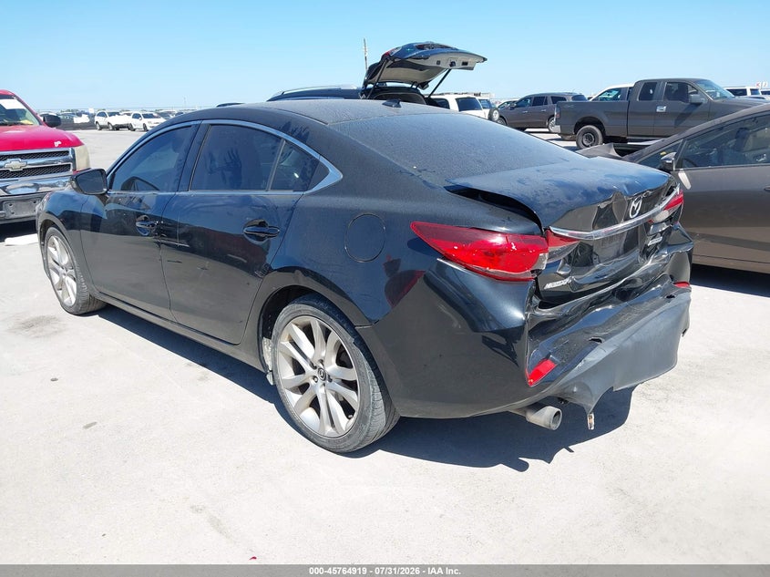 2016 Mazda 6 VIN JM1GJ1V58G1465040 IAAI salvage auction — REAR END, Original (Texas), sold $3,550 on 2026-09-10 (photo 3)
