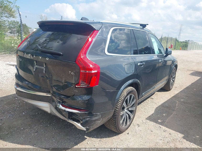 2021 Volvo Xc90 VIN YV4A221L5M1697911 IAAI salvage auction — REAR END, Salvage Title, sold $13,100 on 2026-08-11 (photo 4)
