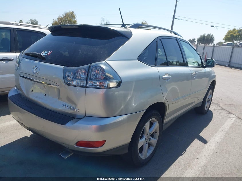 2004 Lexus Rx 330 VIN JTJGA31U240037102 IAAI salvage auction — REAR END, Salvage (California), sold $1,150 on 2026-08-26 (photo 4)