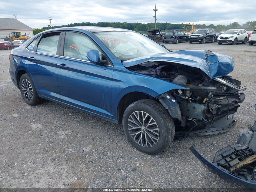 2021 Volkswagen Jetta VIN 3VWC57BU2MM038949 IAAI salvage auction — FRONT END, Salvage Title, sold $900 on 2026-08-30 (photo 1)