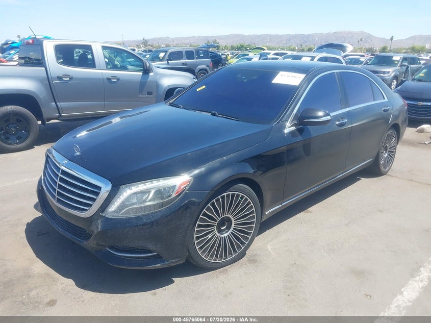 2017 Mercedes-benz S-klasse VIN WDDUG8CB6HA287235 IAAI salvage auction — RIGHT FRONT, Salvage (Arizona), sold $7,100 on 2026-08-21 (photo 2)
