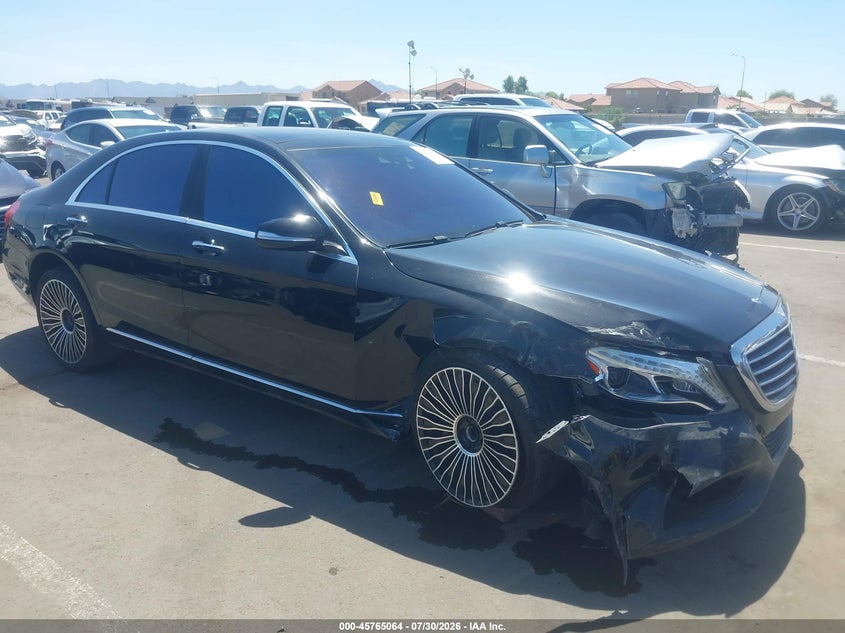 2017 Mercedes-benz S-klasse VIN WDDUG8CB6HA287235 IAAI salvage auction — RIGHT FRONT, Salvage (Arizona), sold $7,100 on 2026-08-21 (photo 6)