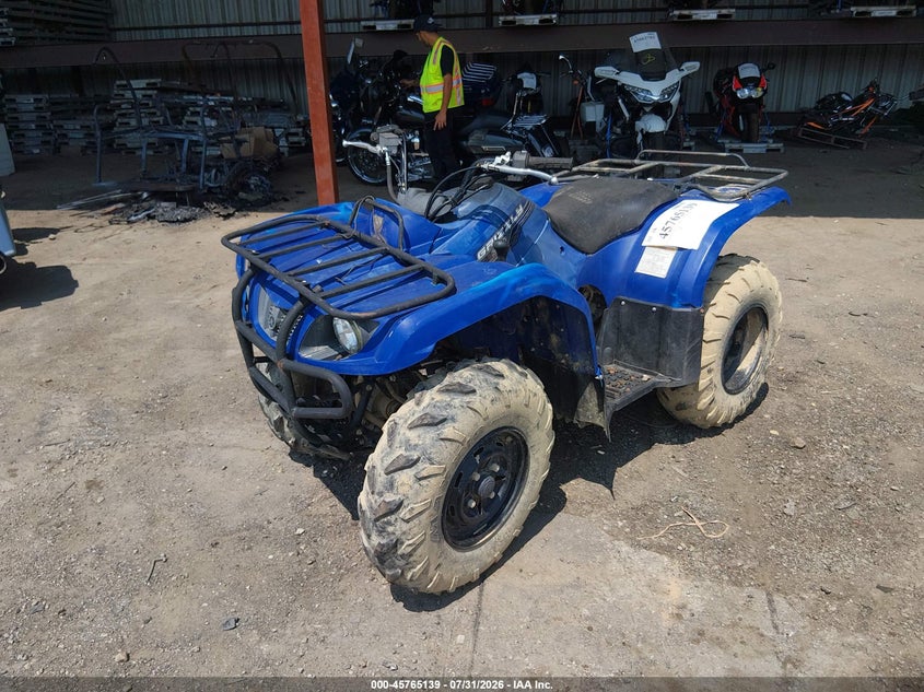 2014 Yamaha Yfm VIN 5Y4AH30Y0EA018611 IAAI salvage auction — FRONT END, Wait Title, sold $700 on 2026-08-28 (photo 2)