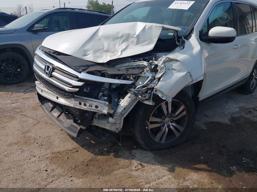 2016 Honda Pilot VIN 5FNYF6H82GB100675 IAAI salvage auction — FRONT END, Wait Title, sold $1,800 on 2026-09-22 (photo 6)