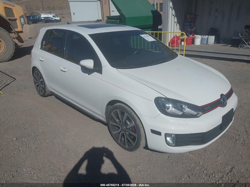 2012 Volkswagen Gti VIN WVWHD7AJ6CW053598 IAAI salvage auction — NORMAL WEAR, Regular (Nevada), sold $2,200 on 2026-07-31 (photo 1)