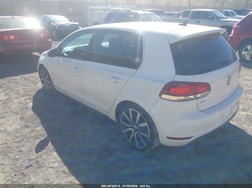2012 Volkswagen Gti VIN WVWHD7AJ6CW053598 IAAI salvage auction — NORMAL WEAR, Regular (Nevada), sold $2,200 on 2026-07-31 (photo 3)