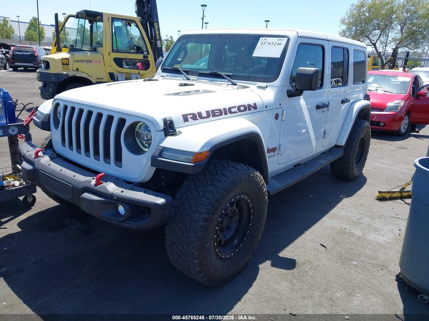 2018 Jeep Wrangler / VIN 1C4HJXFG4JW190302 IAAI salvage auction — THEFT, Wait Title, sold $16,300 on 2026-08-14 (photo 2)
