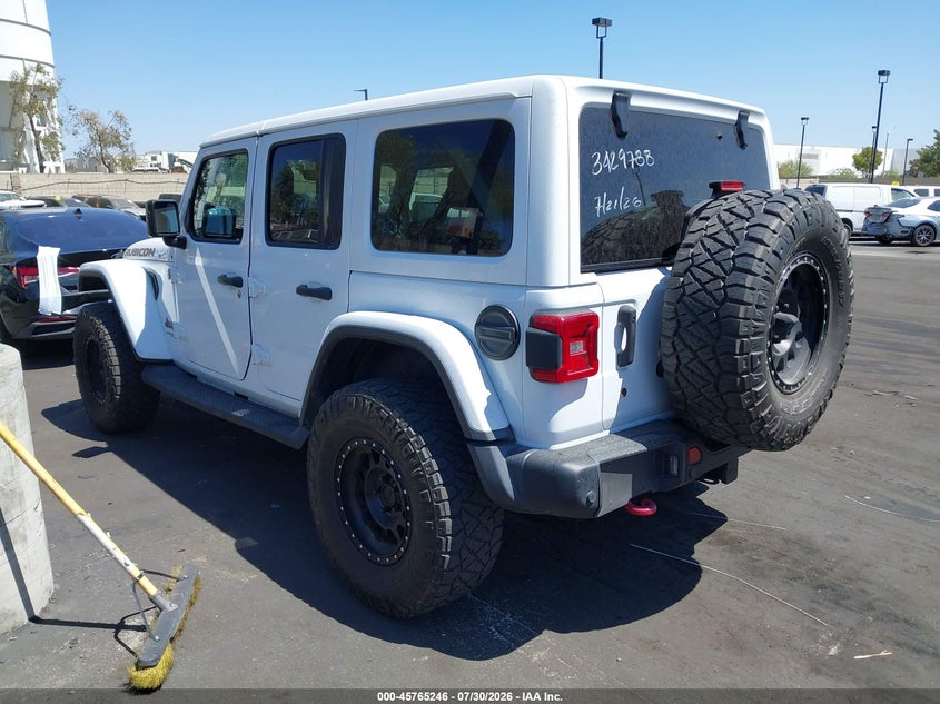 2018 Jeep Wrangler / VIN 1C4HJXFG4JW190302 IAAI salvage auction — THEFT, Wait Title, sold $16,300 on 2026-08-14 (photo 3)