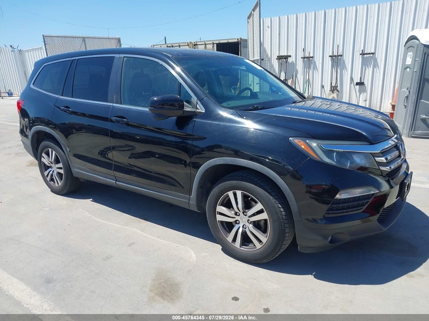 2018 Honda Pilot VIN 5FNYF5H57JB001650 IAAI salvage auction — REAR END, Salvage Title, sold $4,250 on 2026-08-06 (photo 1)