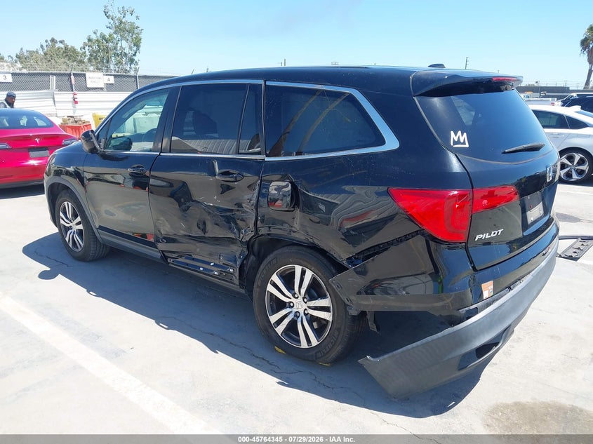 2018 Honda Pilot VIN 5FNYF5H57JB001650 IAAI salvage auction — REAR END, Salvage Title, sold $4,250 on 2026-08-06 (photo 3)
