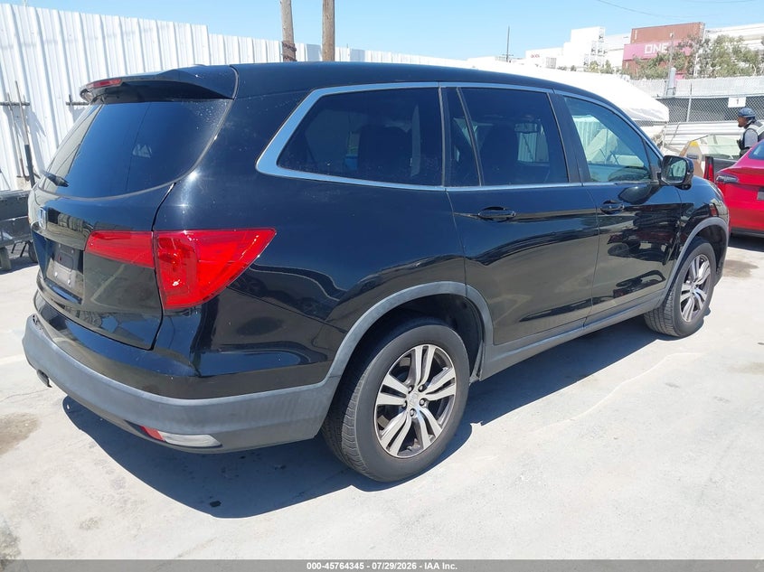 2018 Honda Pilot VIN 5FNYF5H57JB001650 IAAI salvage auction — REAR END, Salvage Title, sold $4,250 on 2026-08-06 (photo 4)