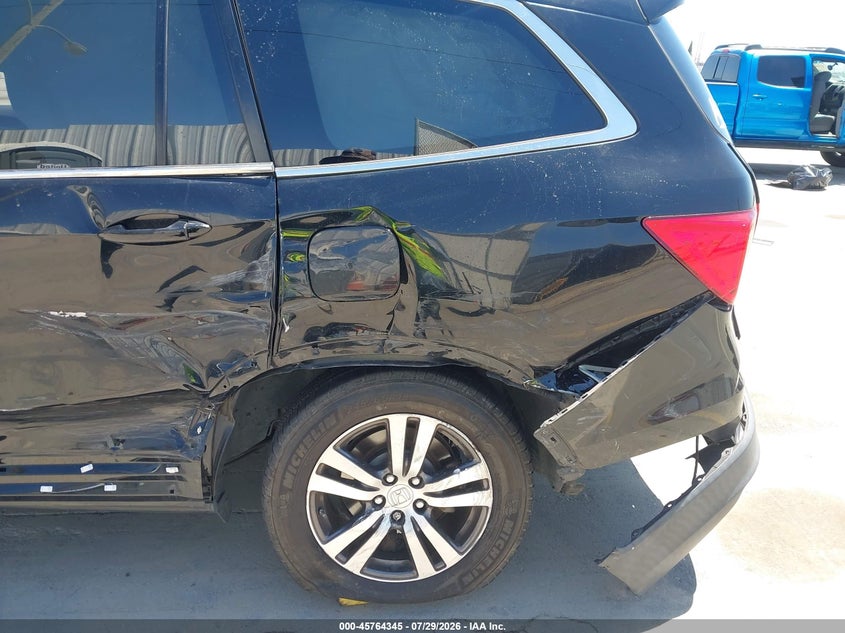 2018 Honda Pilot VIN 5FNYF5H57JB001650 IAAI salvage auction — REAR END, Salvage Title, sold $4,250 on 2026-08-06 (photo 6)