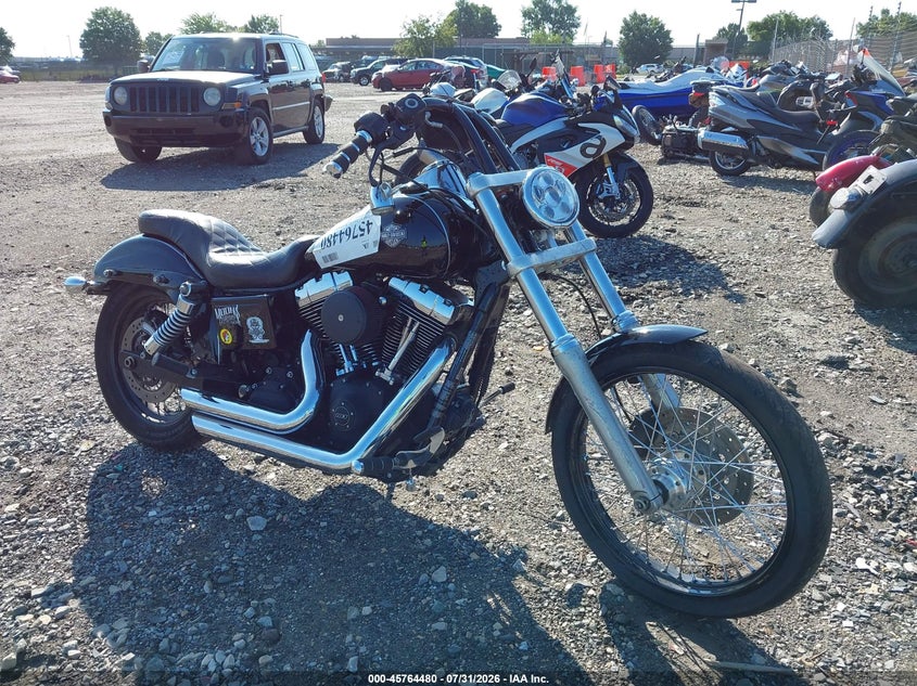 2012 Harley-davidson Wide glide VIN 1HD1GPM16CC324681 IAAI salvage auction — LEFT SIDE, Salvage Title, sold $0 on 2026-10-03 (photo 1)