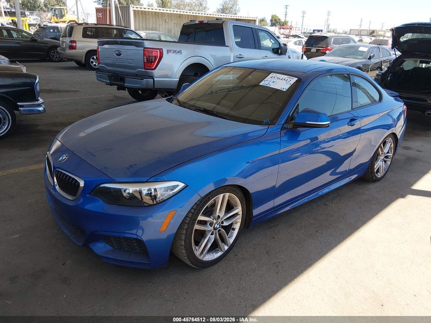 2015 BMW 2er VIN WBA1F9C53FVW98532 IAAI salvage auction — REAR END, Salvage (California), sold $4,100 on 2026-08-19 (photo 2)