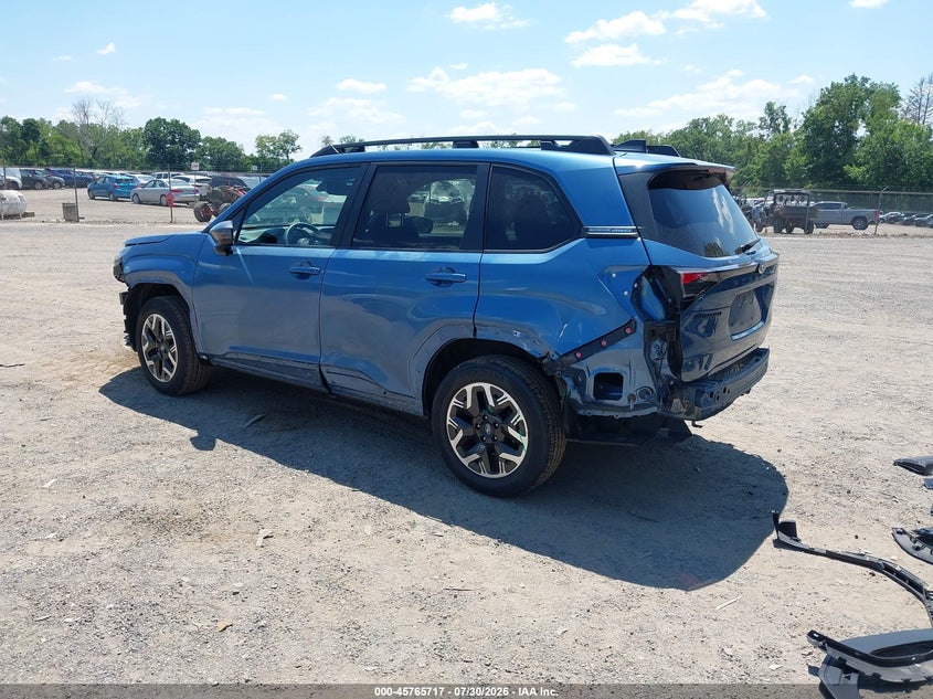 2025 Subaru Forester VIN JF2SLDBC4SH548927 IAAI salvage auction — FRONT & REAR, Wait Title, sold $8,300 on 2026-09-14 (photo 3)