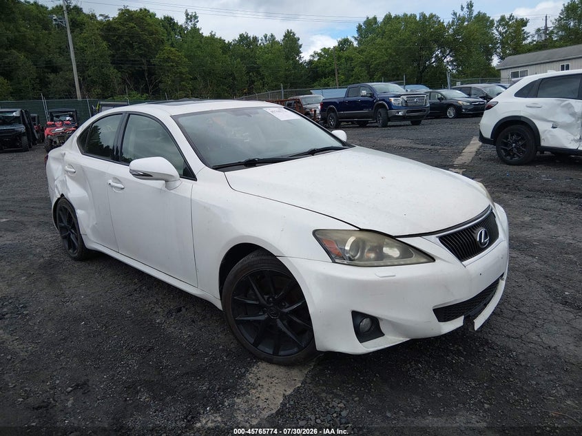 2012 Lexus Is 350 VIN JTHCE5C21C5002726 IAAI salvage auction — NORMAL WEAR, Clear (Pennsylvania), sold $1,225 on 2026-08-27 (photo 1)