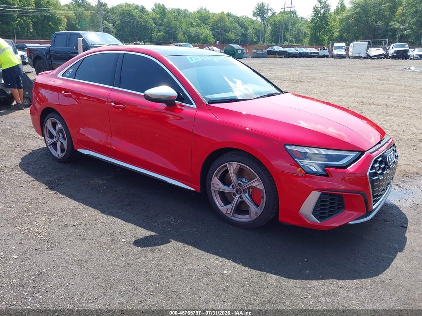 2023 Audi S3 VIN WAUH3DGY6PA029386 — IAAI salvage auction photo