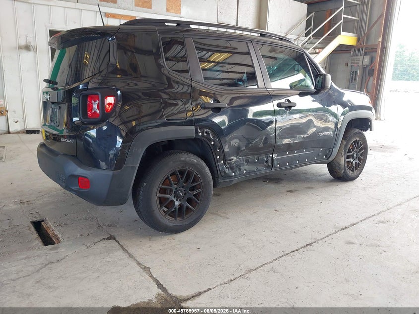 2020 Jeep Renegade VIN ZACNJBAB9LPL44629 IAAI salvage auction — FRONT END, Wait Title, sold $325 on 2026-08-19 (photo 4)