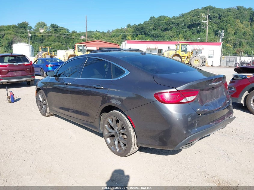 2015 Chrysler 200 VIN 1C3CCCCG7FN665377 IAAI salvage auction — REAR END, Salvage Title, sold $650 on 2026-08-27 (photo 3)