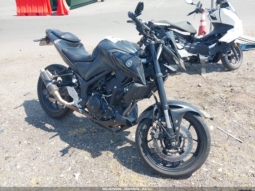 2021 Yamaha Mt-03 VIN MH3RH20YXMK003856 IAAI salvage auction — THEFT, Salvage Title, sold $1,000 on 2026-09-02 (photo 1)