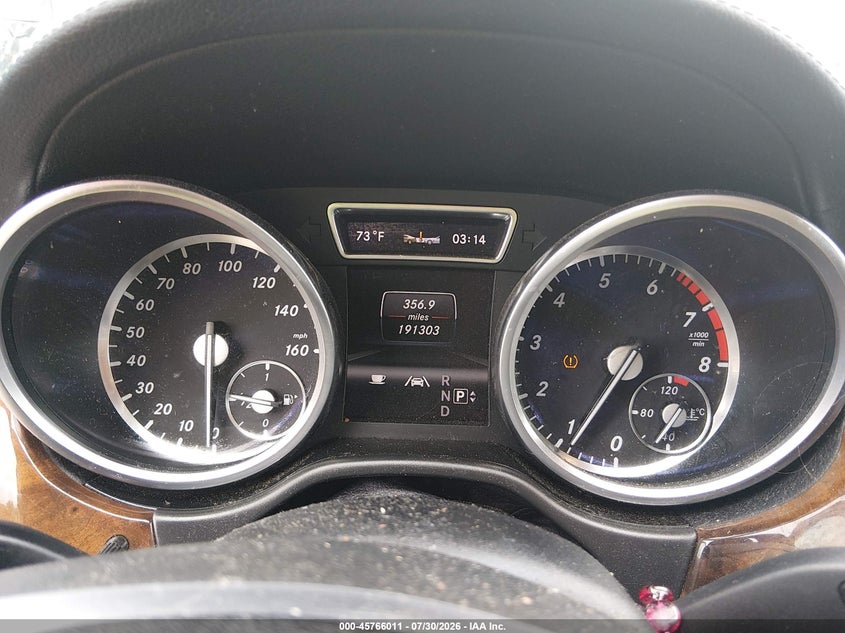 2013 Mercedes-benz M-klasse VIN 4JGDA7DB0DA181549 IAAI salvage auction — LEFT FRONT, Clear (Massachusetts), sold $2,800 on 2026-08-05 (photo 7)