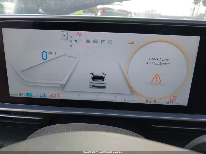 2025 Hyundai Ioniq 6 VIN KMHM54AA9SA085415 IAAI salvage auction — FRONT & REAR, Salvage (California), sold $10,200 on 2026-08-29 (photo 7)