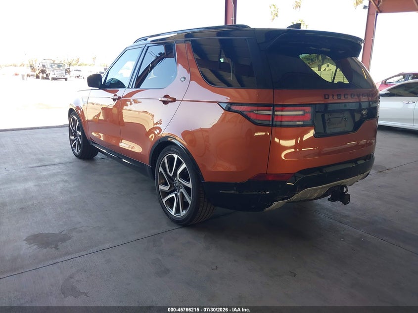 2018 Land rover Discovery VIN SALRT2RV6JA075668 IAAI salvage auction — REAR END, Salvage Title, sold $9,400 on 2026-08-13 (photo 3)