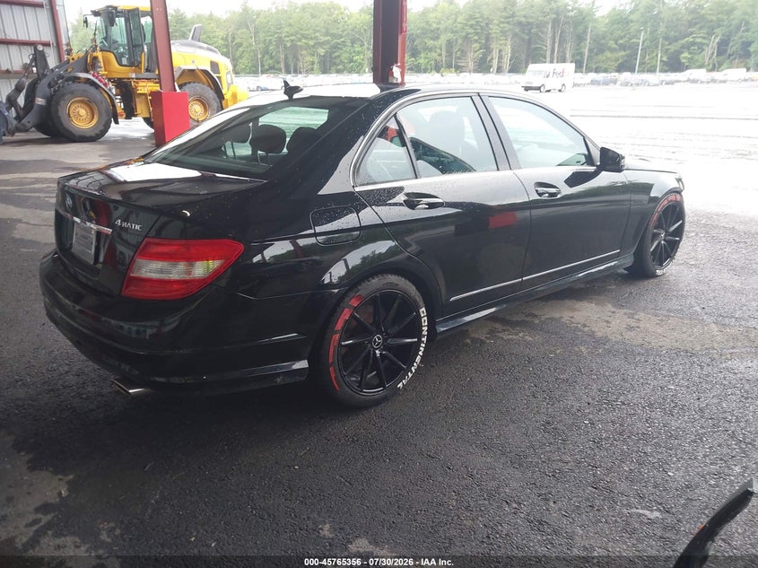 2010 Mercedes-benz C class VIN WDDGF8BB7AR102005 IAAI salvage auction — FRONT END, Mv-907A (New York), sold $900 on 2026-08-20 (photo 4)
