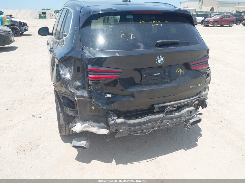 2022 BMW X3 VIN WBX47DP09NN172020 IAAI salvage auction — REAR END, Salvage (Idaho), sold $13,150 on 2026-09-05 (photo 6)