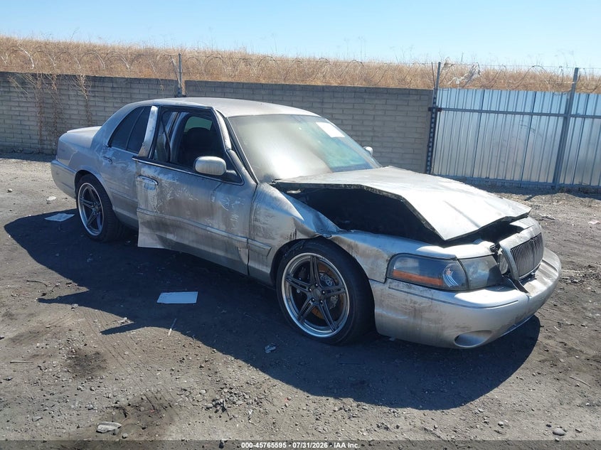 2004 Mercury Marauder VIN 2MEHM79V24X608722 IAAI salvage auction — Burn Engine, Junking Certificate (South Dakota), sold $1,650 on 2026-10-07 (photo 1)