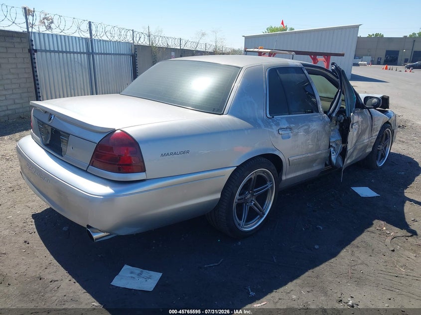 2004 Mercury Marauder VIN 2MEHM79V24X608722 IAAI salvage auction — Burn Engine, Junking Certificate (South Dakota), sold $1,650 on 2026-10-07 (photo 4)