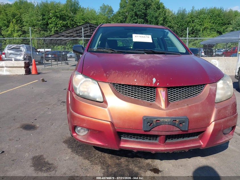 2003 Pontiac Vibe VIN 5Y2SL62803Z429497 IAAI salvage auction — NORMAL WEAR, Clear (Connecticut), sold $450 on 2026-08-21 (photo 6)