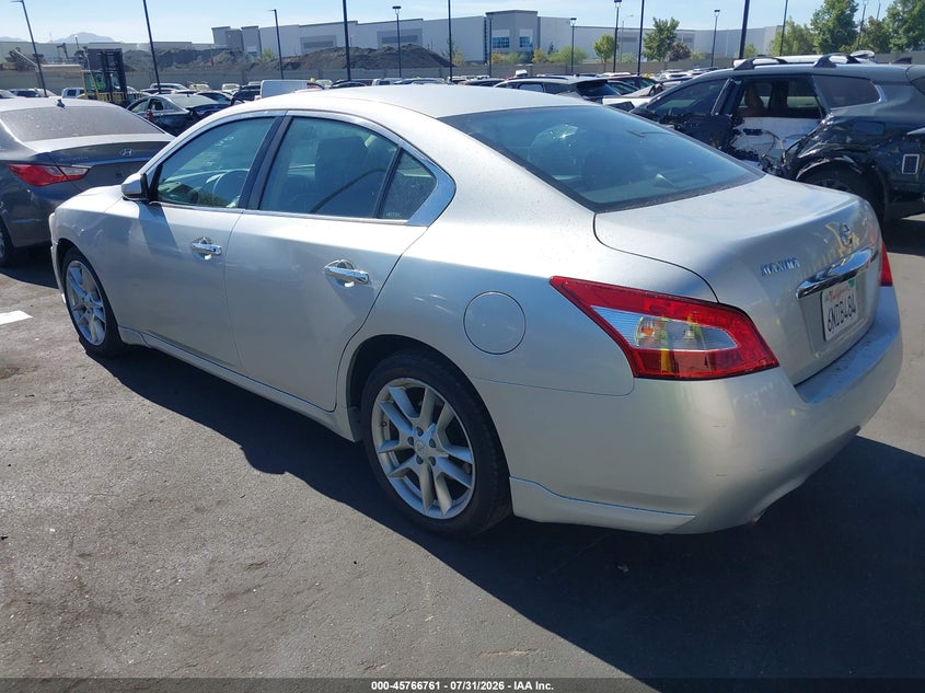 2010 Nissan Maxima VIN 1N4AA5AP1AC851725 IAAI salvage auction — SIDE, Salvage Certificate (California), sold $1,350 on 2026-08-20 (photo 3)